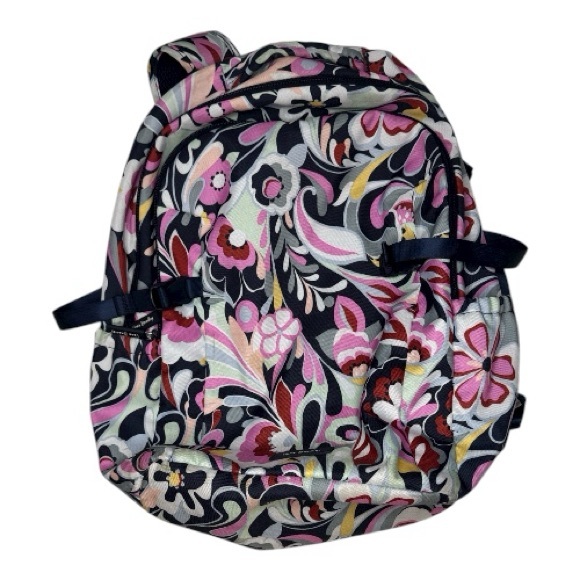 Vera Bradley Lighten Up Essential Large Backpack In Floral Mod Paisley. - Picture 1 of 7